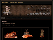 Tablet Screenshot of jeffwolfstudios.com
